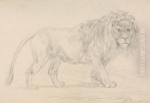 Lion Walking by Sawrey Gilpin