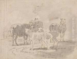 Goats by Sawrey Gilpin