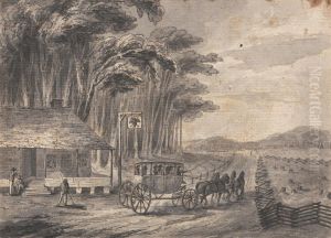 American Stage Wagon by Isaac Weld
