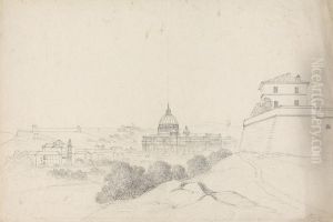 St. Peter's and Environs, Rome by Isaac Weld