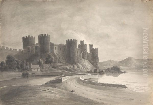 Conway (Castle, North Wales), Nov. 1809 - view 1