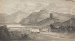Dolbadarn Castle (North Wales) by Isaac Weld