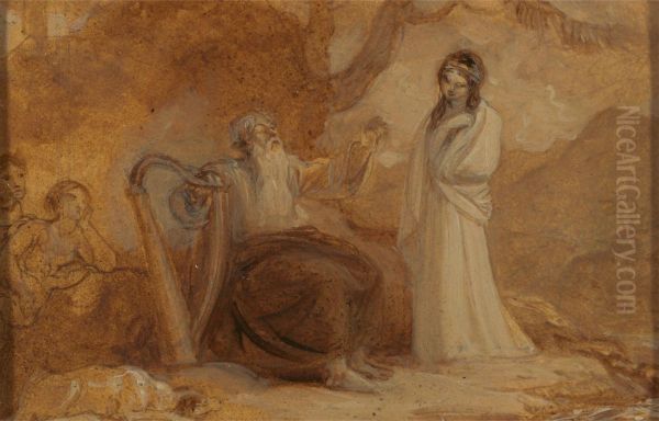Illustration for Shakespeare's " A Winter's Tale" or '"Cymbeline" - view 1
