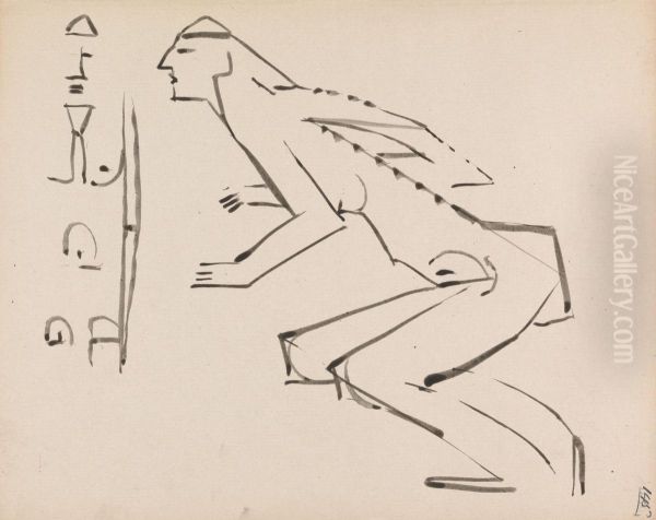Two Studies for a Sculpture - view 1