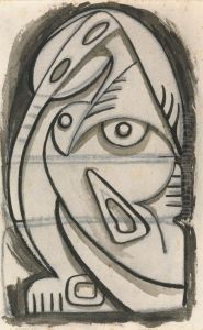 Relief Design of a Seated Female Figure Relief Design of a Seated Female Figure