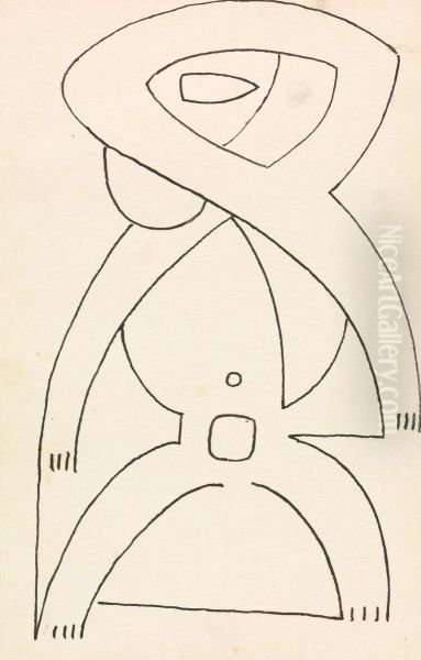 Figure Study for a Relief Design - view 1