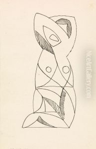 Kneeling Female Figure by Henri Gaudier-Brzeska