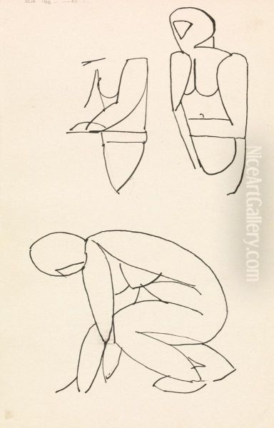 Three Figure Studies - view 1