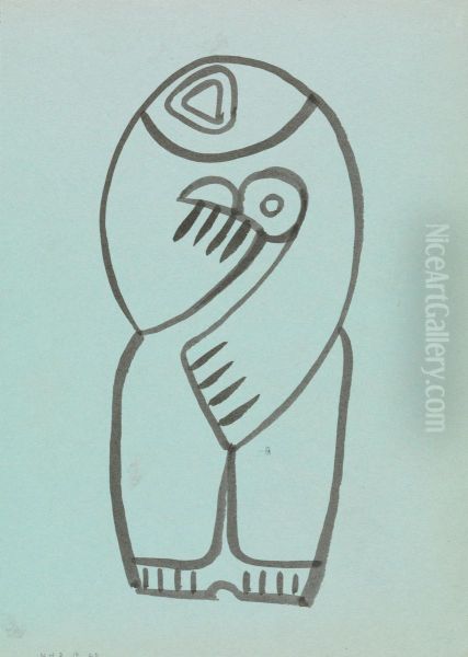 Study for a Mother and Child Grouping - view 1