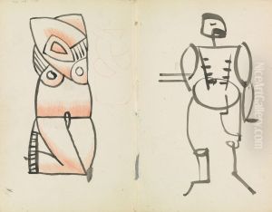 Crouching Female and Standing Male by Henri Gaudier-Brzeska