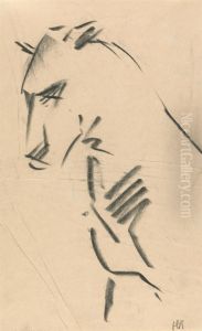 Three-quarter View of a Lioness by Henri Gaudier-Brzeska