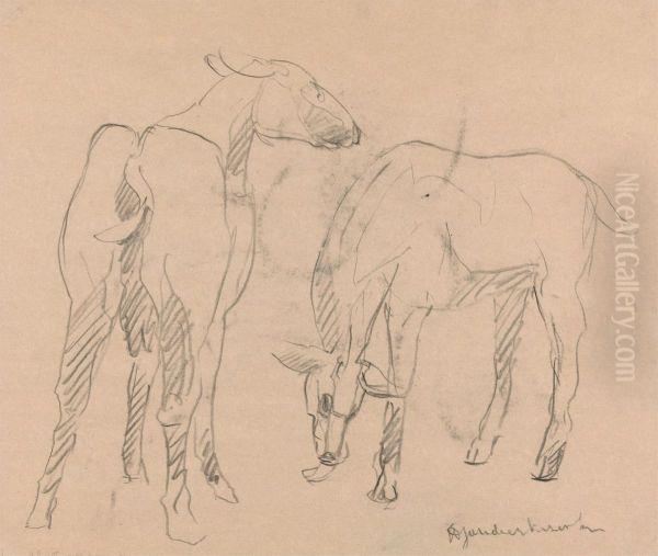 Two Goats - view 1