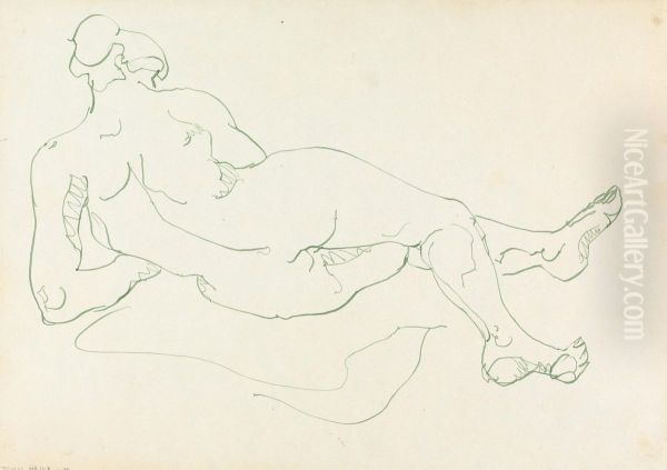 Reclining Female Figure - view 1