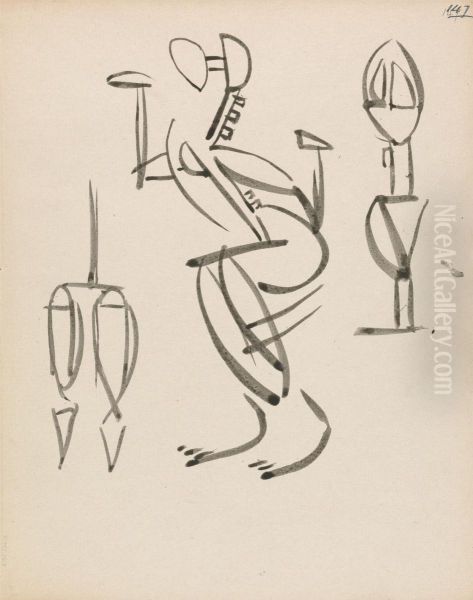 Three Figure Studies - view 1