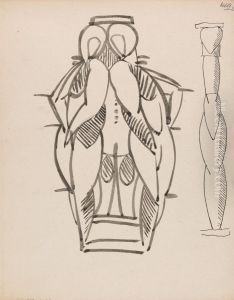 Two Studies for a Sculptural Column