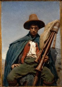 The Zampogna player