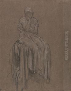 Study for Solitude by Lord Frederick Leighton