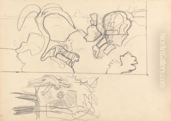Tree House, Design for Panels with Animals - view 1