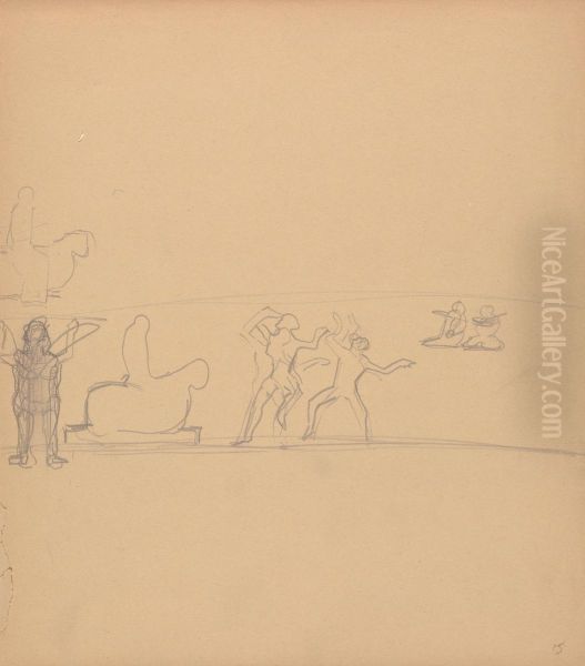 Figure Studies, Dancers, Worshippers and Calf - view 1