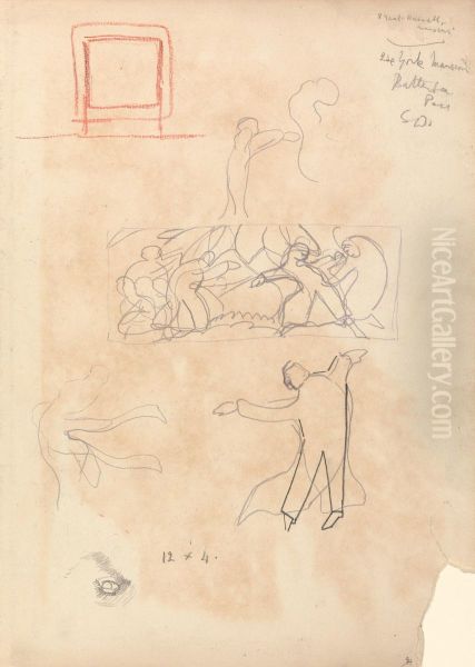 Study of Dancers - view 1
