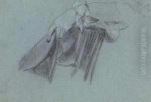 Study of a Hand Holding a Hat