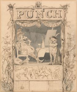 Design for the Title Page of Punch by Richard Doyle