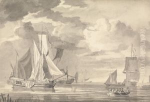 Various Shipping off the Coast by John Greenwood
