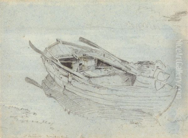A Rowing Boat at Twickenham - view 1