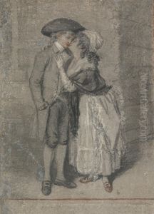 So She Caught Him and Kissed Him (Proverbs, Chapter VII, Verse 13) by John Raphael Smith