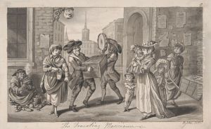 The Travelling Musicians by Robert Dighton