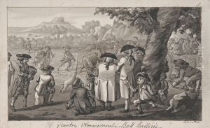 A Country Amusement - Bull Baiting by Robert Dighton