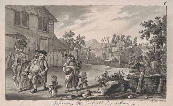 Relieving the Distressed Travellers - view 1