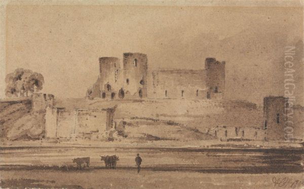 West View of Rhyddlan Castle - view 1