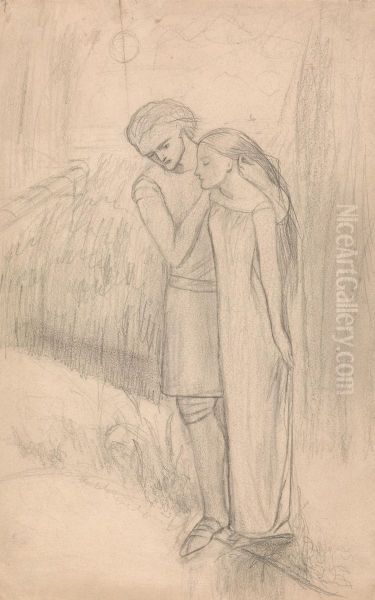 Study of Two Figures - view 1