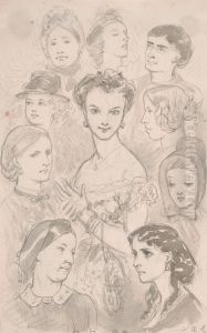 Christmas Belles by Adelaide Claxton
