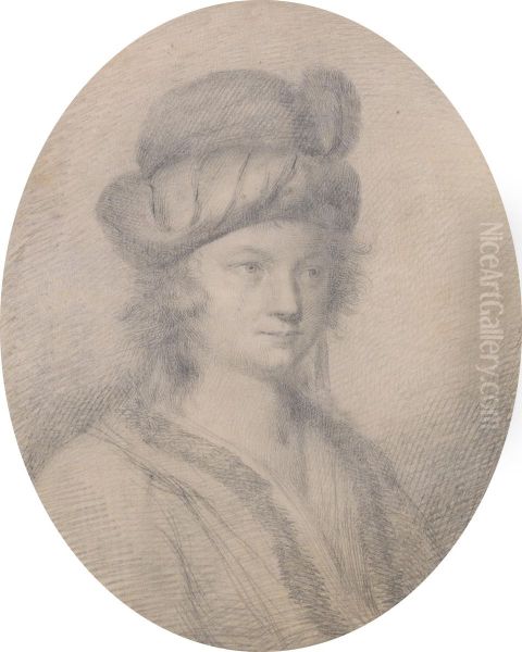 Young Man in a Feather Hat - view 1