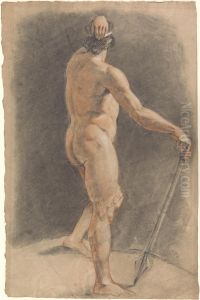 Standing Classical Male Figure with Spear