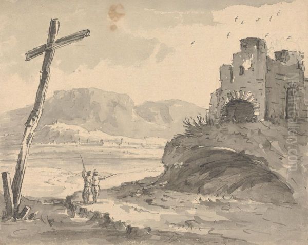 Landscape with Large Cruciform - view 1