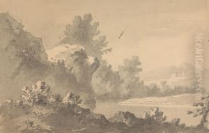 River Landscape with Castle in the Distance