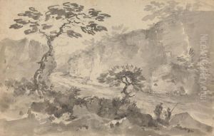 Landscape with Two Men Landscape with Two Men