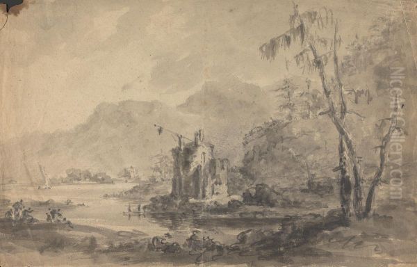River Landscape with Castles - view 1