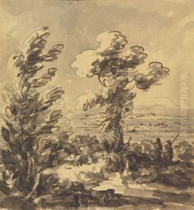Landscape with Trees in Foreground Landscape with Trees in Foreground