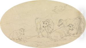Four Cows in a Field Four Cows in a Field