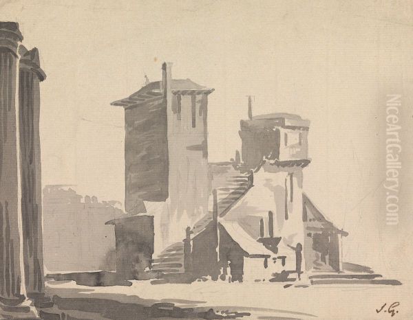 An Abbey - view 1