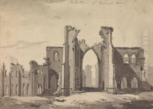 East View of Furness Abbey by Sawrey Gilpin