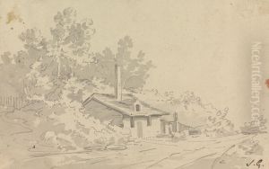 A Dwelling by Sawrey Gilpin