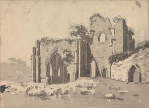 Abbey Ruin by Sawrey Gilpin