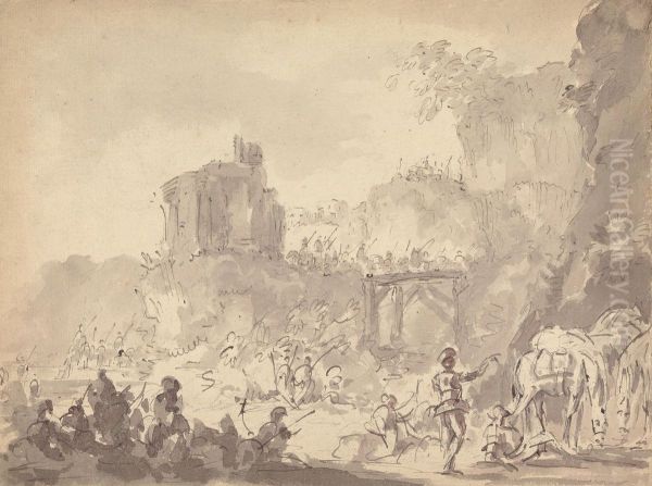 Soldiers in a Landscape - view 1