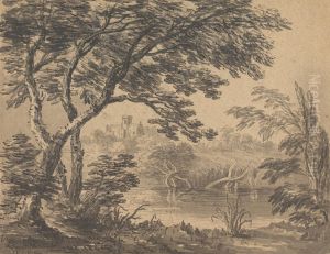 Landscape with Church in Background Landscape with Church in Background
