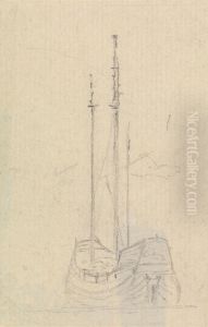 Boat Sketch by Thomas Daniell